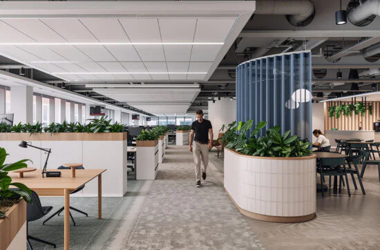 design and build office fit out in Business Bay