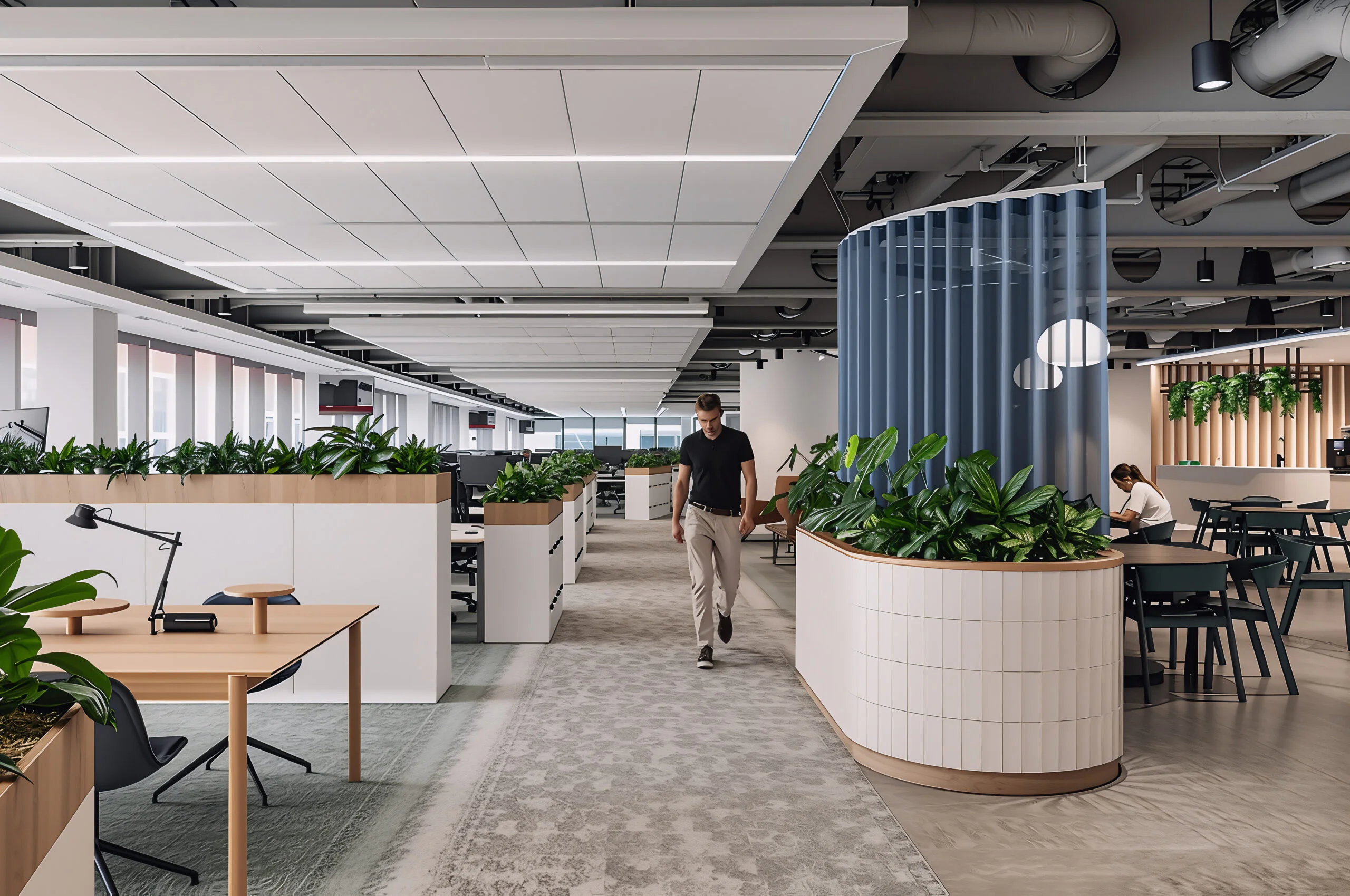 design and build office fit out in Business Bay