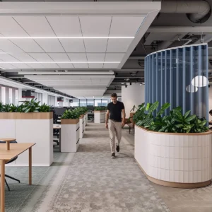 design and build office fit out in Business Bay