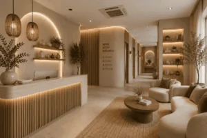 Whitemonde is Dubai's trusted wellness center interior design and fit-out company. Longevity clinics, spa, IV lounges, cryotherapy centers, and boutique wellness hubs delivered turnkey.